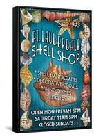 Ft. Lauderdale, Florida - Shell Shop-Lantern Press-Framed Stretched Canvas