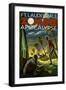 Ft. Lauderdale, Florida - Zombie Apocalypse-Lantern Press-Framed Art Print