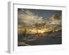 Ft. Pickens Sunset at Pensacola Beach, FL-Julian Loftis-Framed Photographic Print