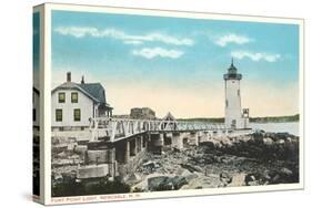 Ft. Point Lighthouse, New Castle, New Hampshire-null-Stretched Canvas