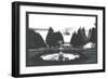 Ft. William Henry Hotel, Lake George, New York-William Henry Jackson-Framed Art Print