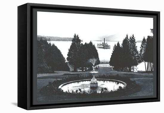 Ft. William Henry Hotel, Lake George, New York-William Henry Jackson-Framed Stretched Canvas