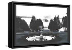 Ft. William Henry Hotel, Lake George, New York-William Henry Jackson-Framed Stretched Canvas