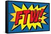 FTW! Comic Pop-Art-null-Framed Stretched Canvas
