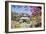 Fu Guo Temple, Five Phoenix Building (Formerly Buddhist Cloud Building) in Spring, Lijiang-Andreas Brandl-Framed Photographic Print