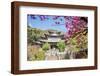 Fu Guo Temple, Five Phoenix Building (Formerly Buddhist Cloud Building) in Spring, Lijiang-Andreas Brandl-Framed Photographic Print