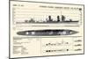 Fubuki Class-Amagiri Group-DD 45-55-null-Mounted Art Print