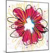 Fuchia Splash Flower-Elle Stewart-Mounted Art Print