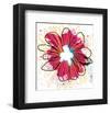 Fuchia Splash Flower-Elle Stewart-Framed Art Print