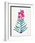 Fuchsia and Indigo Orchid Bloom-Cat Coquillette-Framed Giclee Print