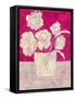 Fuchsia Arrangement I-Regina Moore-Framed Stretched Canvas