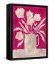 Fuchsia Arrangement II-Regina Moore-Framed Stretched Canvas