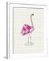 Fuchsia Flamingo-Lisa Stickley-Framed Giclee Print