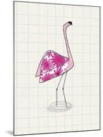 Fuchsia Flamingo-Lisa Stickley-Mounted Giclee Print