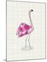 Fuchsia Flamingo-Lisa Stickley-Mounted Giclee Print