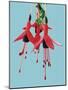 Fuchsia Flowers Blooming-null-Mounted Photographic Print