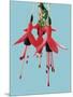 Fuchsia Flowers Blooming-null-Mounted Photographic Print