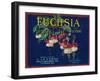 Fuchsia Lemon Label - La Verne, CA-Lantern Press-Framed Art Print