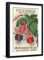 Fuchsia Seed Packet-null-Framed Art Print