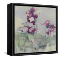 Fuchsia Treeline II-Jennifer Goldberger-Framed Stretched Canvas