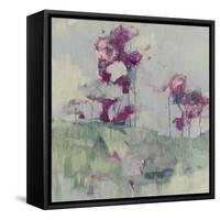 Fuchsia Treeline II-Jennifer Goldberger-Framed Stretched Canvas