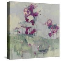 Fuchsia Treeline II-Jennifer Goldberger-Stretched Canvas