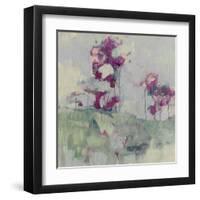 Fuchsia Treeline II-Jennifer Goldberger-Framed Art Print