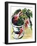 Fuchsias-Joan Thewsey-Framed Giclee Print