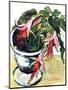 Fuchsias-Joan Thewsey-Mounted Giclee Print