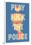 Fuck the Police by Annimo-null-Framed Art Print