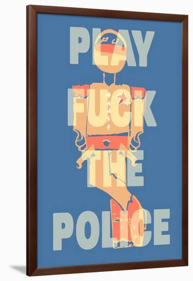 Fuck the Police by Annimo-null-Framed Art Print