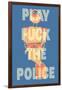 Fuck the Police by Annimo-null-Framed Art Print