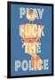 Fuck the Police by Annimo-null-Framed Art Print