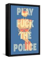 Fuck the Police by Annimo-null-Framed Stretched Canvas