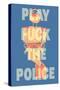 Fuck the Police by Annimo-null-Stretched Canvas