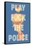 Fuck the Police by Annimo-null-Framed Stretched Canvas