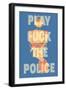 Fuck the Police by Annimo-null-Framed Art Print