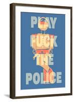 Fuck the Police by Annimo-null-Framed Art Print
