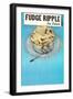 Fudge Ripple Ice Cream-null-Framed Art Print