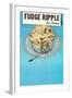Fudge Ripple Ice Cream-null-Framed Art Print