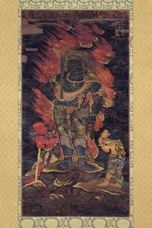  Fudo Myoo And Two Attendents Giclee Print AllPosters