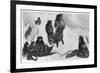 Fuegians Going to Trade with the Patagonians, 1839-null-Framed Giclee Print