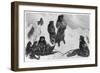 Fuegians Going to Trade with the Patagonians, 1839-null-Framed Giclee Print