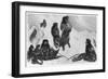 Fuegians Going to Trade with the Patagonians, 1839-null-Framed Giclee Print