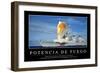 Fuego. Cita Inspiradora Y Póster Motivacional-null-Framed Photographic Print