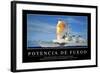 Fuego. Cita Inspiradora Y Póster Motivacional-null-Framed Photographic Print