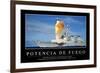 Fuego. Cita Inspiradora Y Póster Motivacional-null-Framed Photographic Print