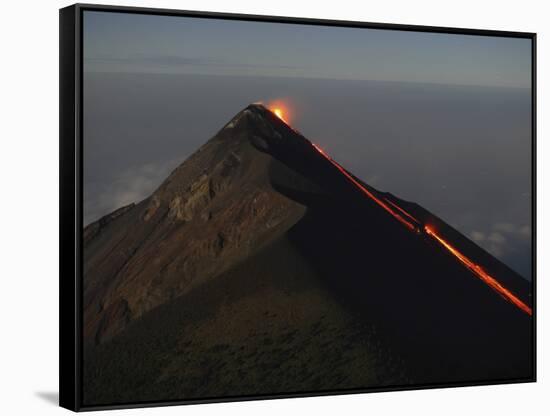 Fuego Lava Flow, Antigua, Guatemala-null-Framed Stretched Canvas
