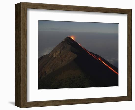 Fuego Lava Flow, Antigua, Guatemala-null-Framed Photographic Print