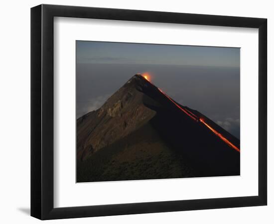 Fuego Lava Flow, Antigua, Guatemala-null-Framed Photographic Print